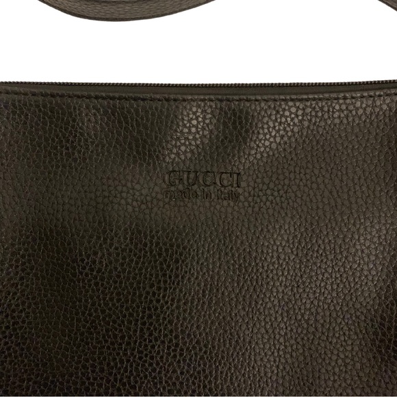 Black Leather GUCCI Crossbody Bag Shoulder Bag - Picture 2 of 16